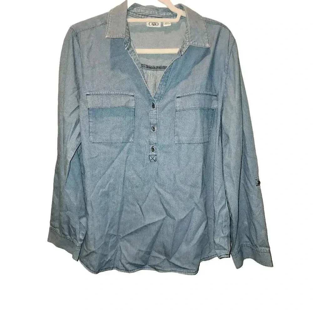 Cato XL Women's Denim Top